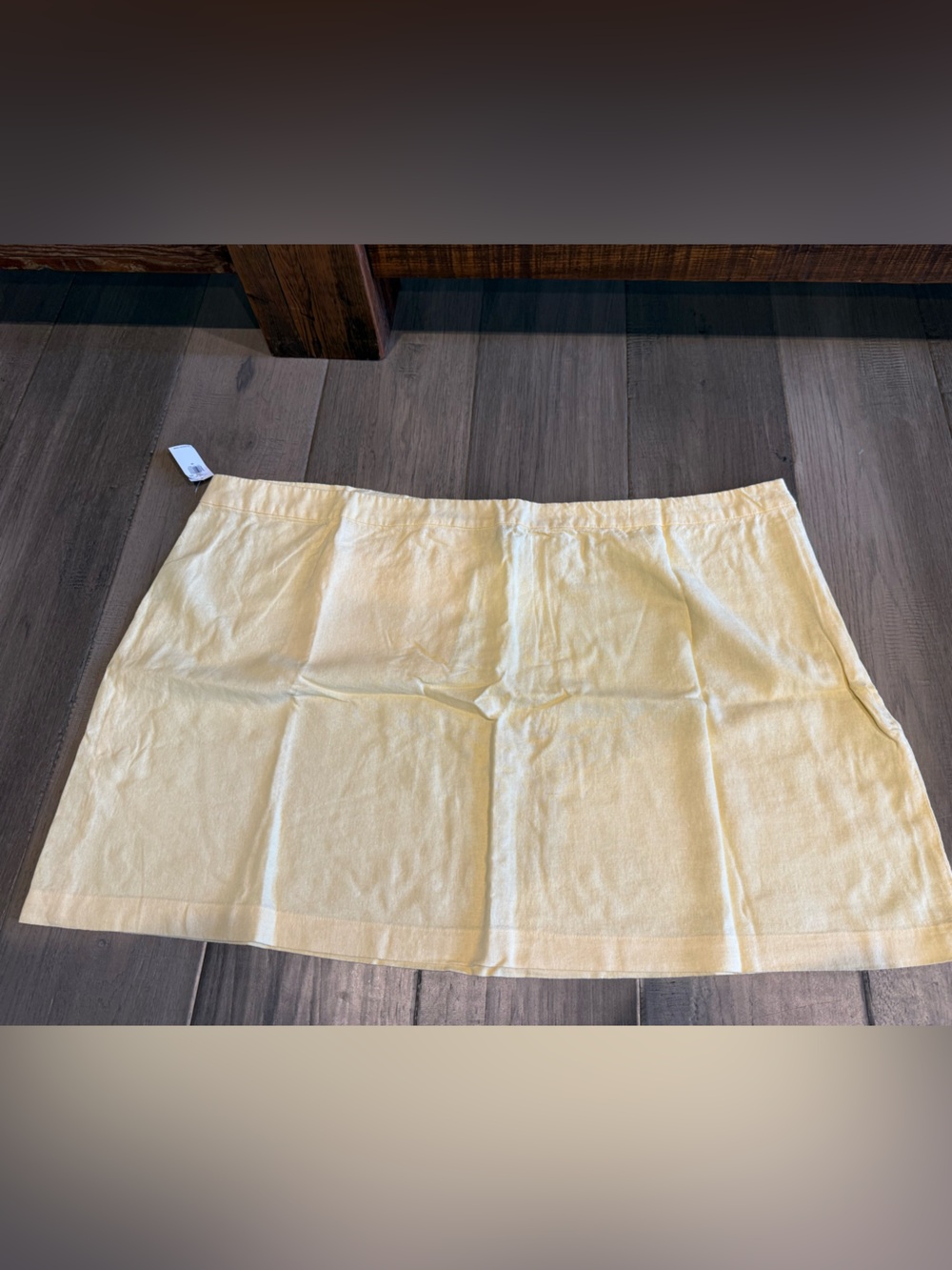 Light Yellow Mini Skirt